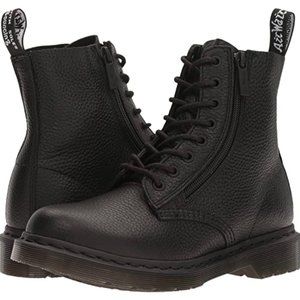 Dr. Martens Pascal Zipper Black Boots Womens 8